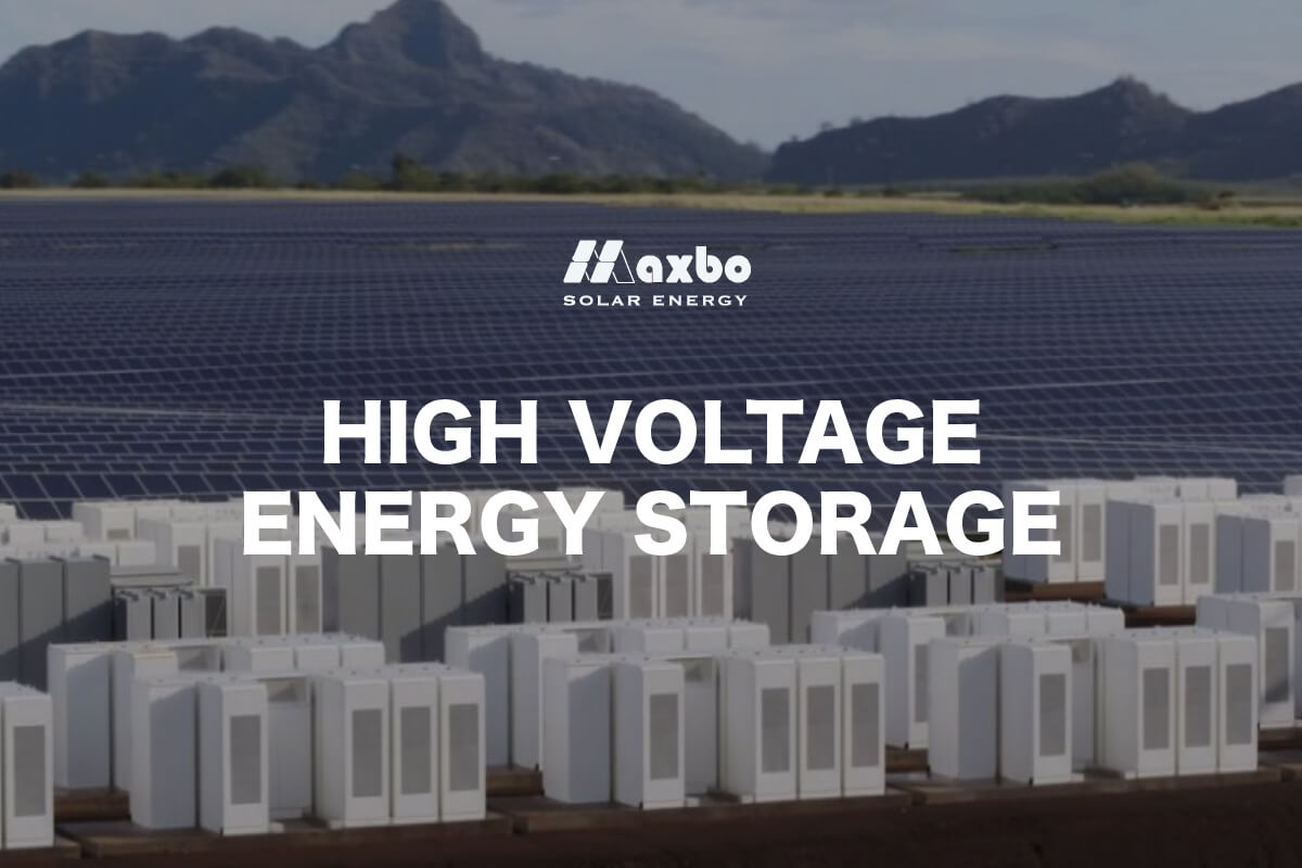 High Voltage Energy Storage Systems