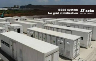 BESS system for grid stabilization
