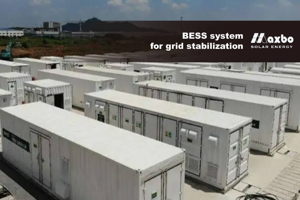 BESS system for grid stabilization