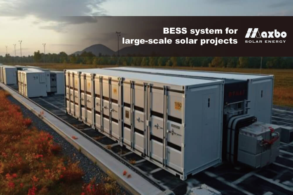 BESS system for large-scale solar projects