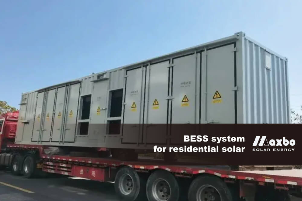 BESS system for residential solar