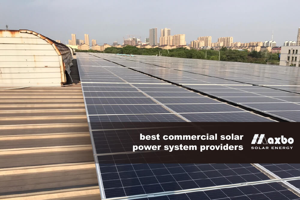 best commercial solar power system providers