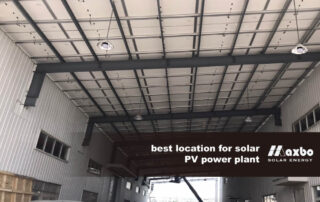 best location for solar PV power plant