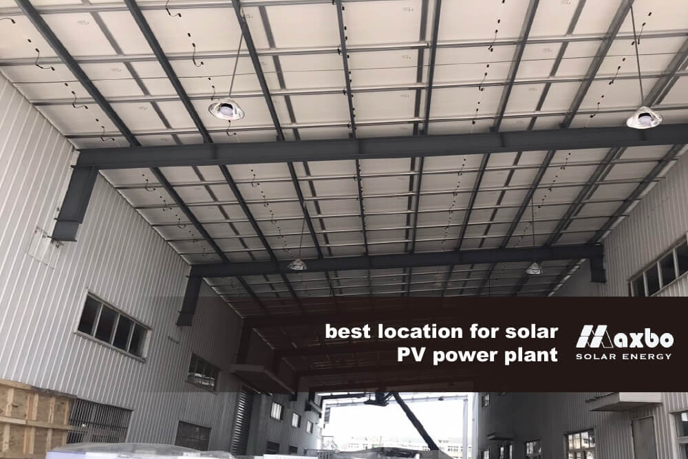 best location for solar PV power plant