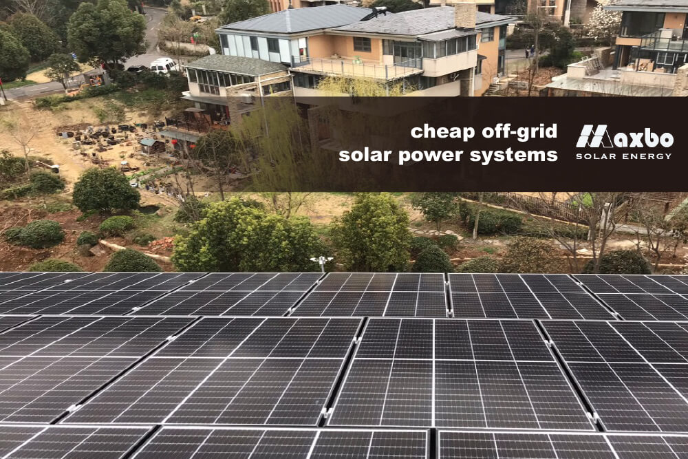 cheap off grid solar power systems