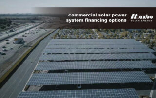 commercial solar power system financing options