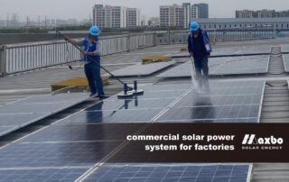 commercial solar power system for factories