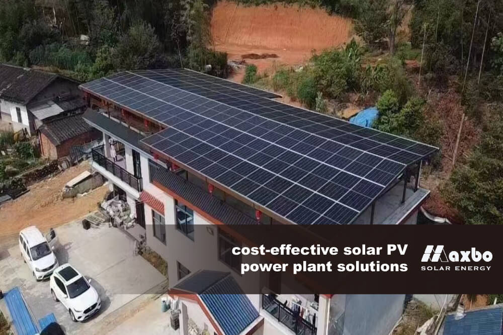 cost-effective solar PV power plant solutions