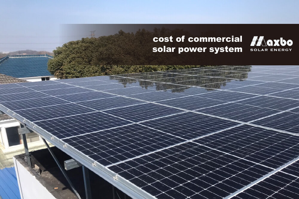 cost of commercial solar power system