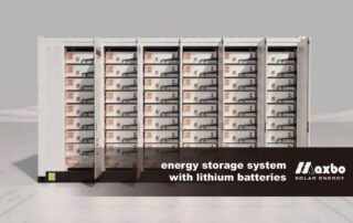 energy storage system with lithium batteries
