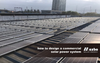 how to design a commercial solar power system