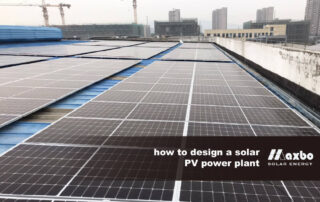 how to design a solar PV power plant