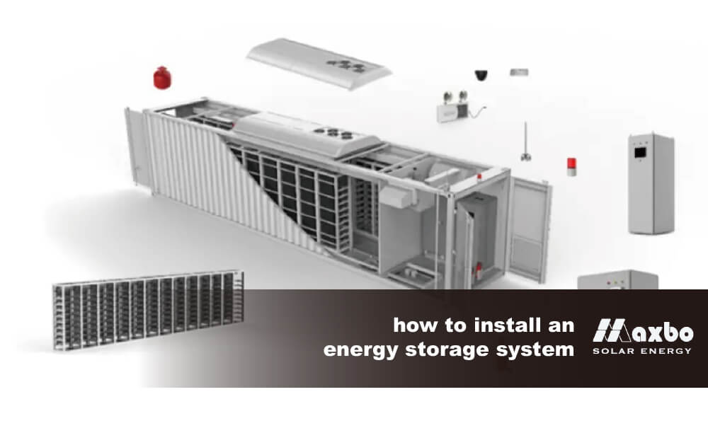 how to install an energy storage system