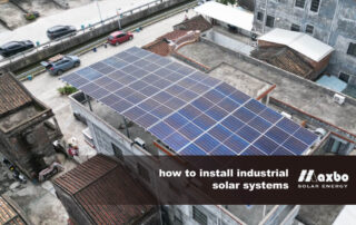 how to install industrial solar system