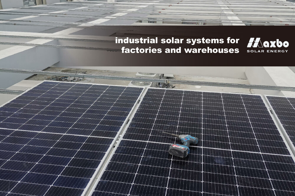 industrial solar system for factories and warehouses