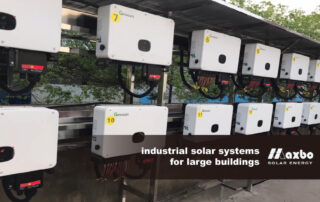 industrial solar system for large buildings