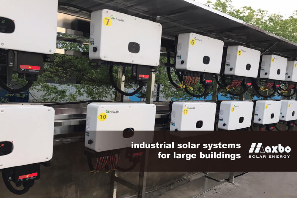 industrial solar system for large buildings