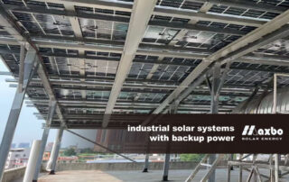 industrial solar system with backup power