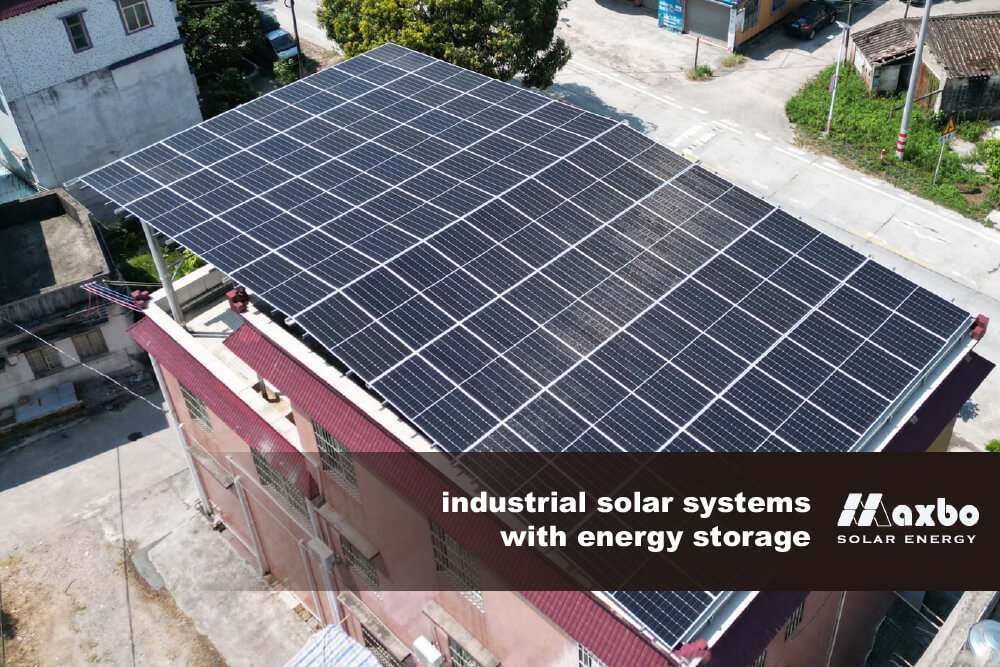 industrial solar system with energy storage