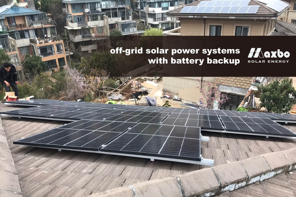 off grid solar power systems with battery backup