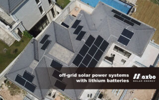 off grid solar power systems with lithium batteries