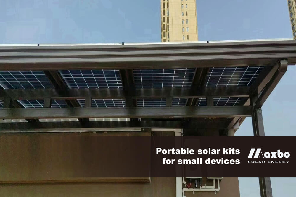 portable solar kits for small devices