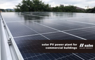solar PV power plant for commercial buildings