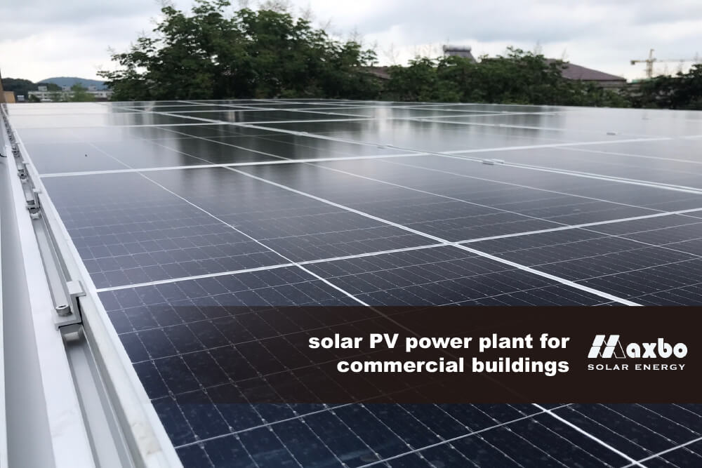 solar PV power plant for commercial buildings