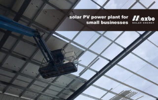 solar PV power plant for small businesses