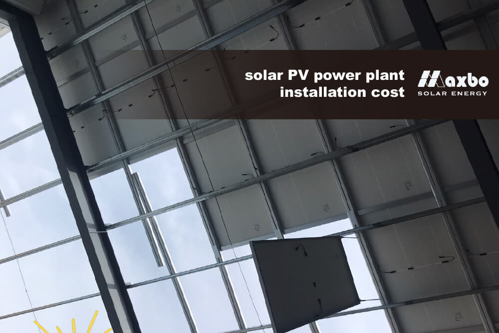 solar PV power plant installation cost