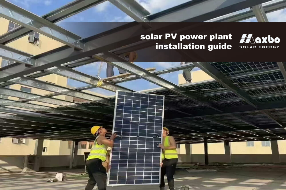 solar PV power plant installation guide