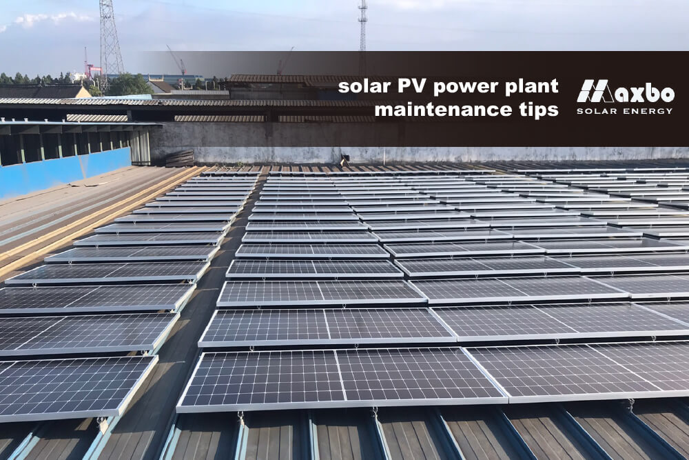 solar PV power plant maintenance tips