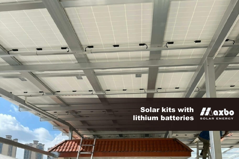 solar kits with lithium batteries