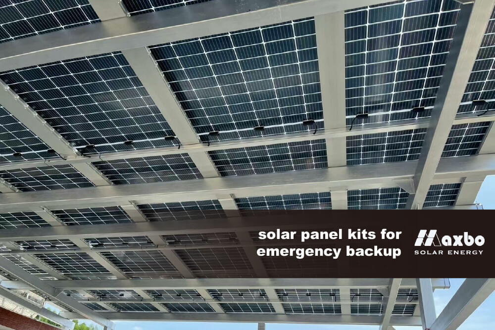 solar panel kits for emergency backup