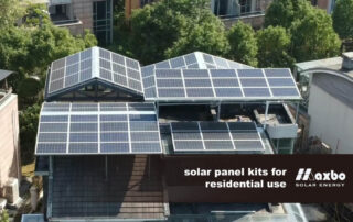 solar panel kits for residential use