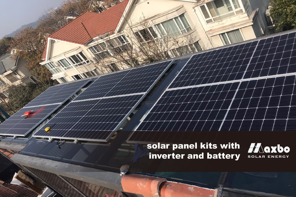 solar panel kits with inverter and battery