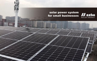 solar power system for small businesses
