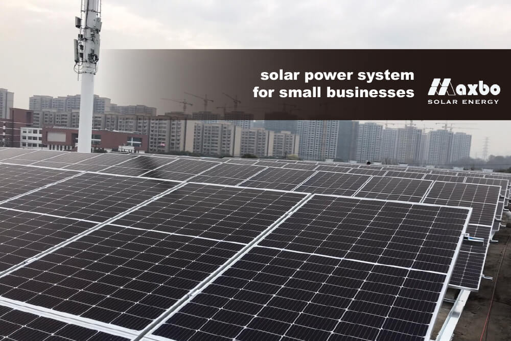 solar power system for small businesses