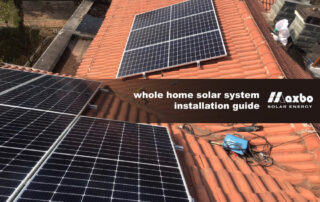 whole home solar system installation guide