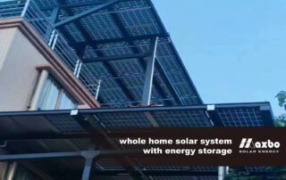 whole home solar system with energy storage