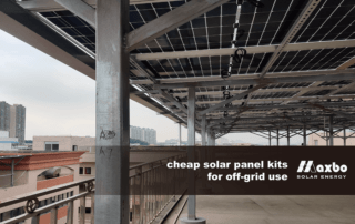 cheap solar panel kits for off-grid use