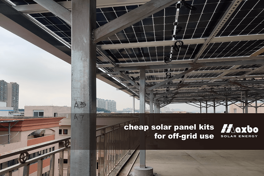 cheap solar panel kits for off-grid use