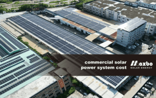 Commercial Solar Power System Cost