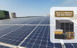 Price of a 50kW per Day Solar System