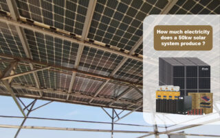 How Much Electricity Does a 50kW Solar System Produce