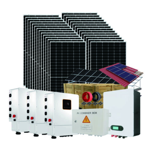 Système solaire hybride de 15 kW