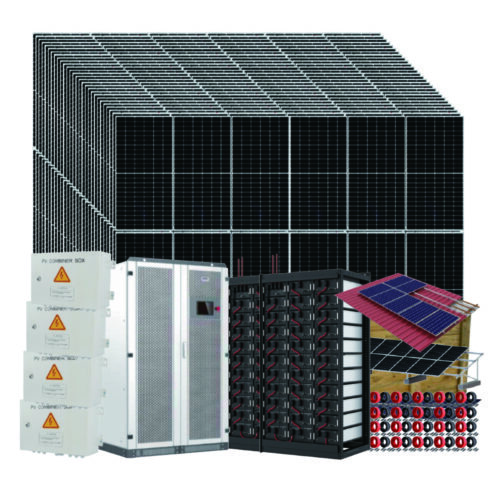 Système solaire hybride de 200 kW