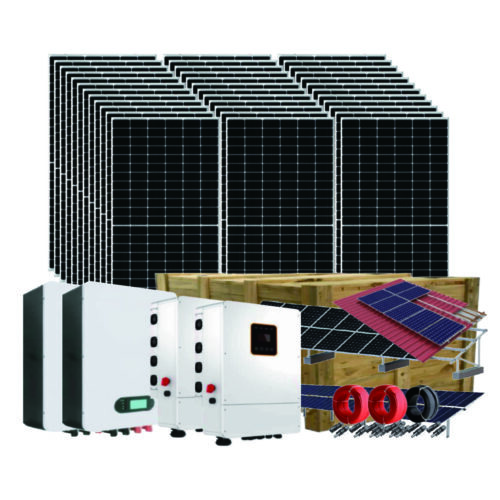 Système solaire hybride de 20 kW