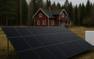 16kW Hybrid Solar System for Off-Grid Homes in Sweden