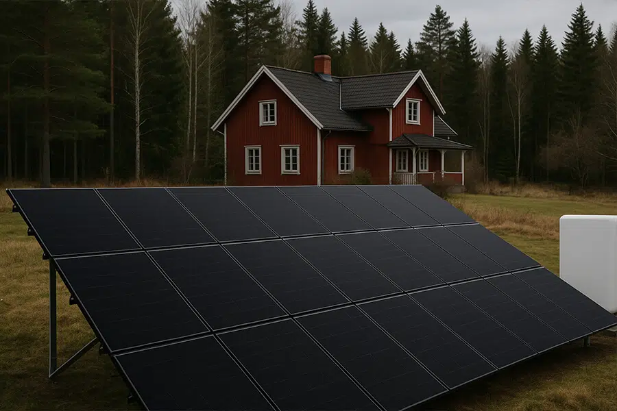 16kW Hybrid Solar System for Off-Grid Homes in Sweden 16kW Hybrid Solar System for Off-Grid Homes in Sweden